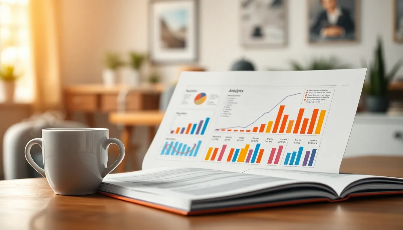 블로그 수익화 전략을 위한 노트북과 그래프 이미지